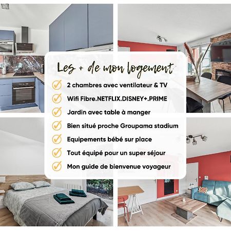 Comfort And Tranquility Near Lyon And Groupama Stadium, 4 Personnes 메이쥬 외부 사진